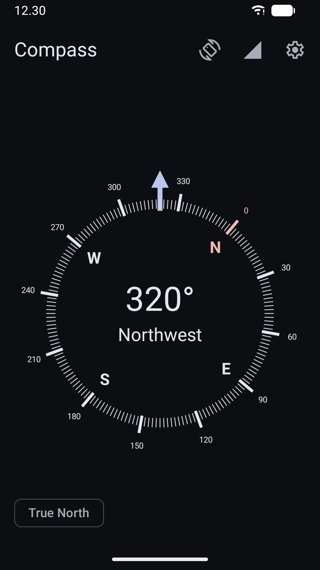 Screenshot Dark theme