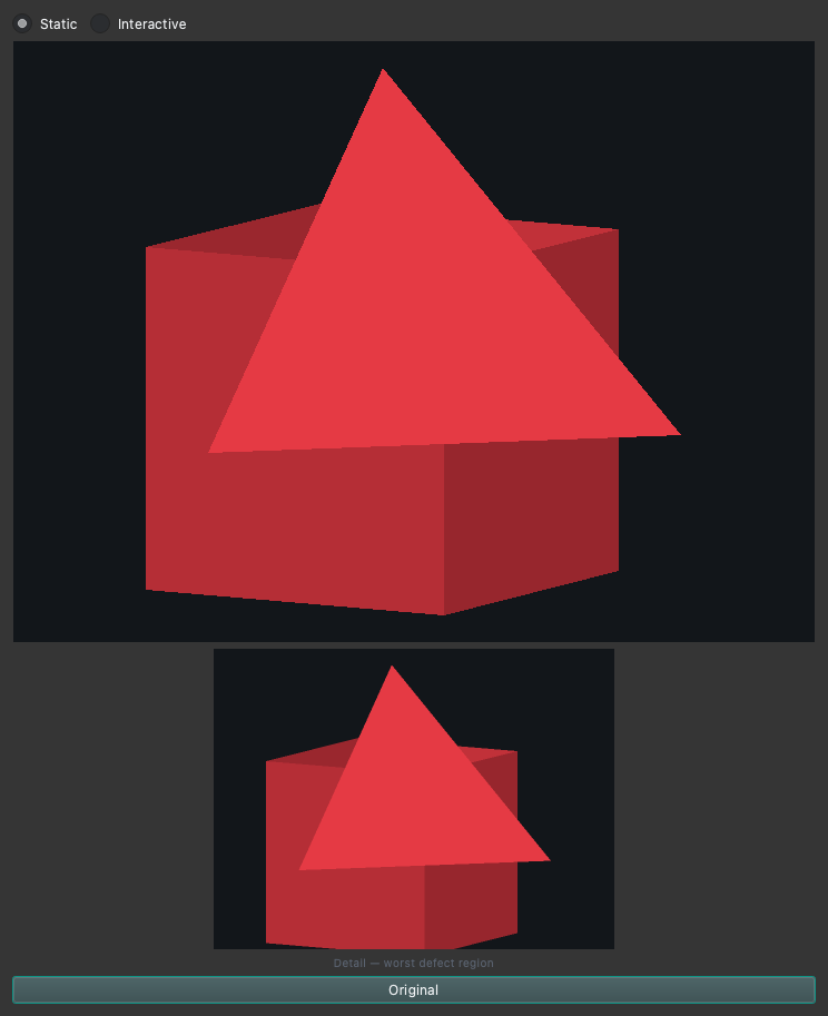 Before/after view