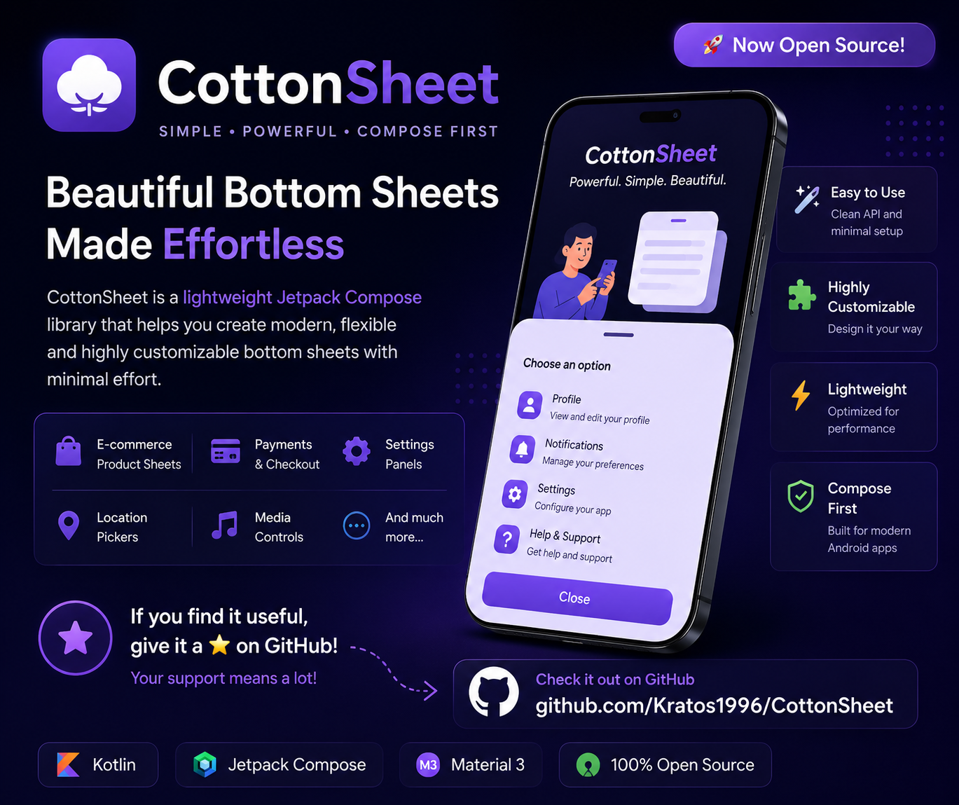 CottonSheet Banner