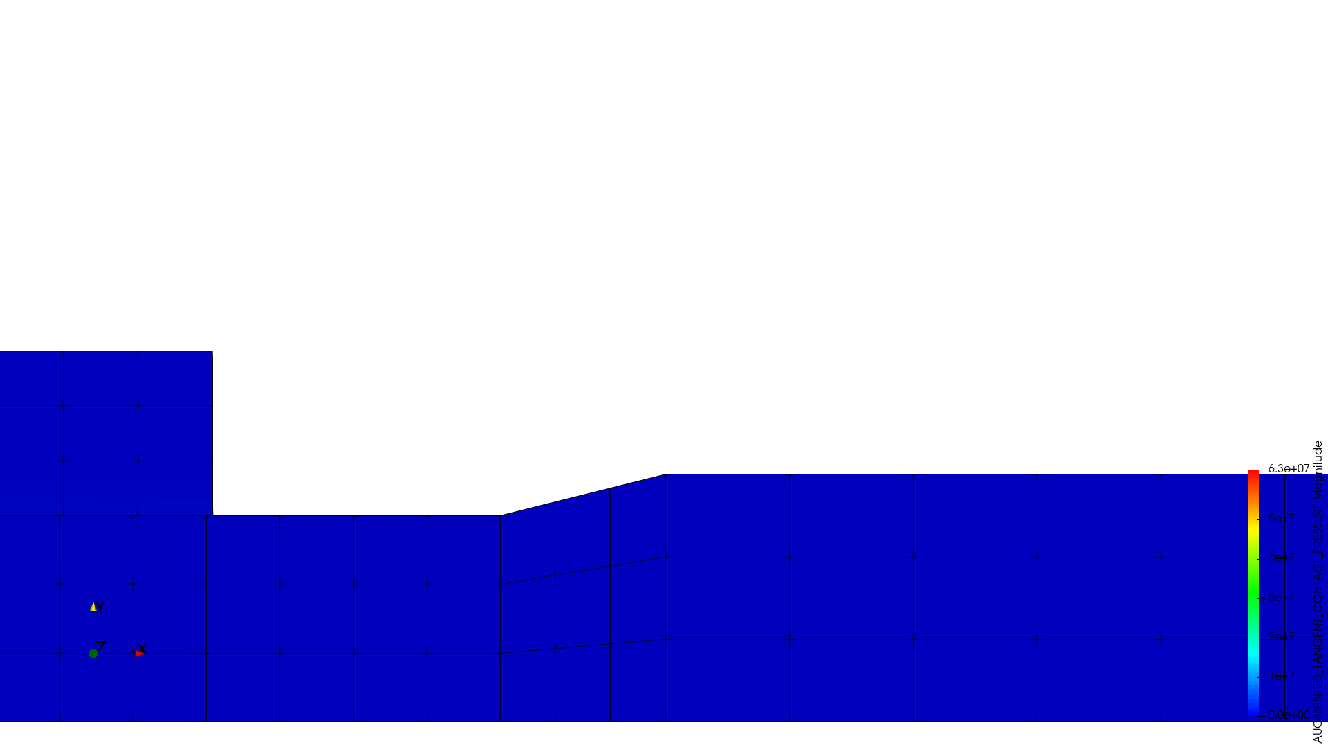 2D press fit frictional stress animation, Examples repository
