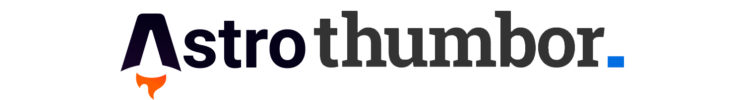 Astro Thumbor Image Logo