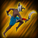 feet of the jackal