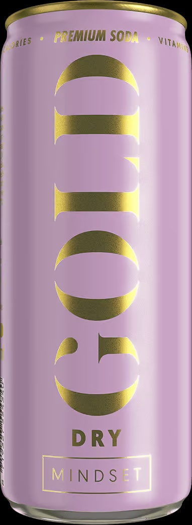 Gold Dry Mindset Soda