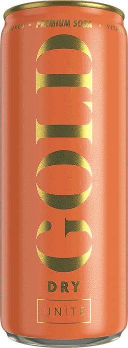 Gold Dry Unite Soda