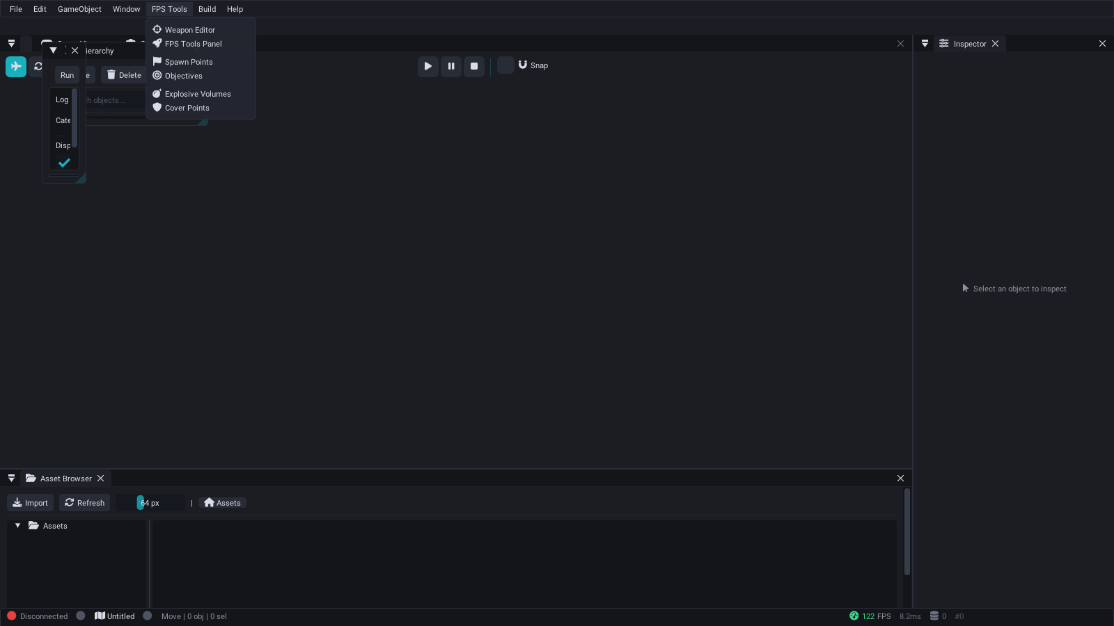 FPS Tools menu