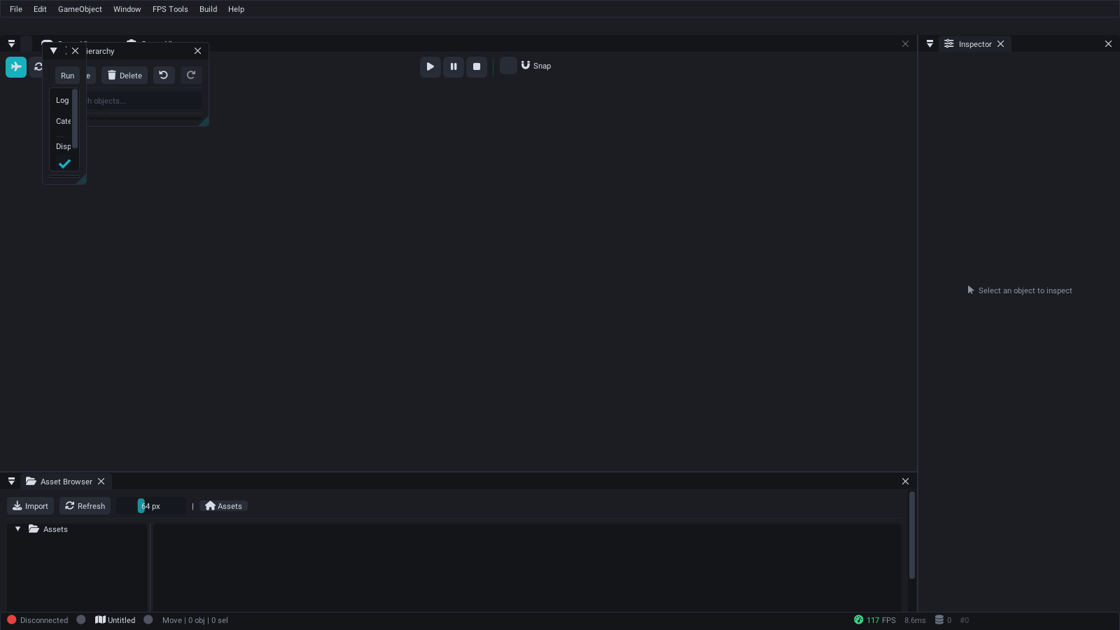 SparkEditor — ImGui-based visual editor