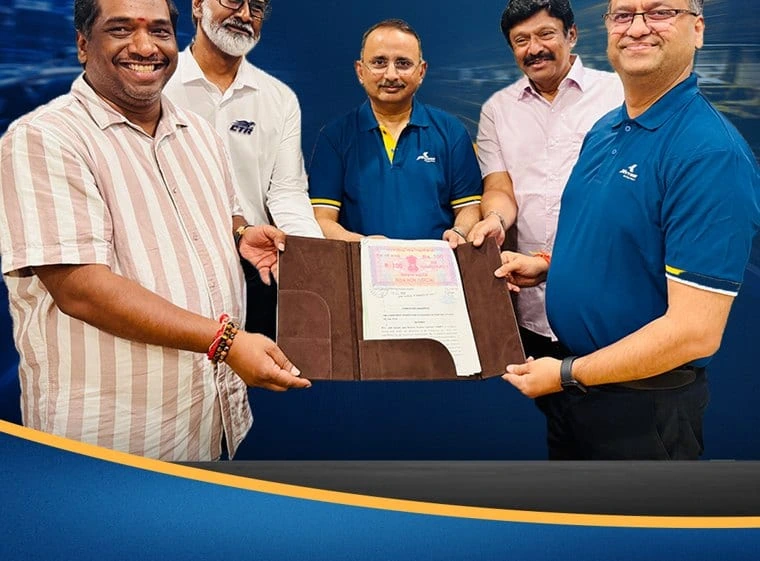 The CTR, JK Tyre and FMSCI leadership with the signed championship agreement.