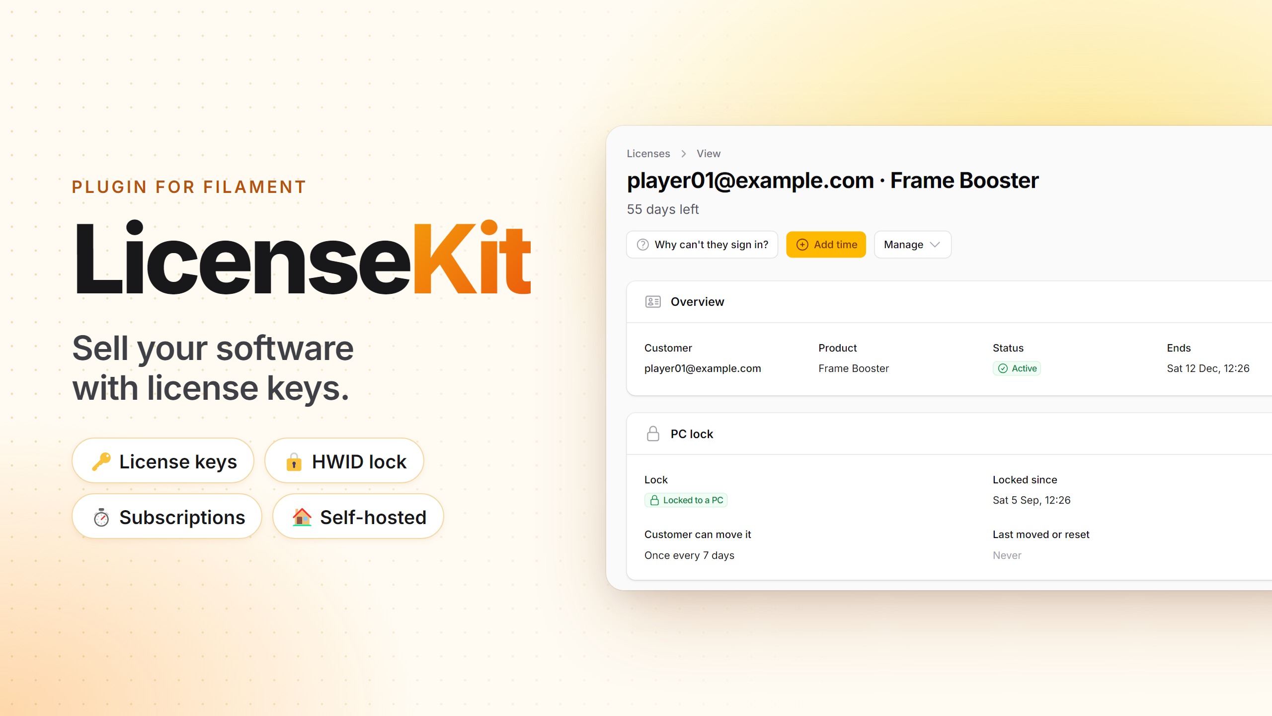 LicenseKit: sell your software with license keys