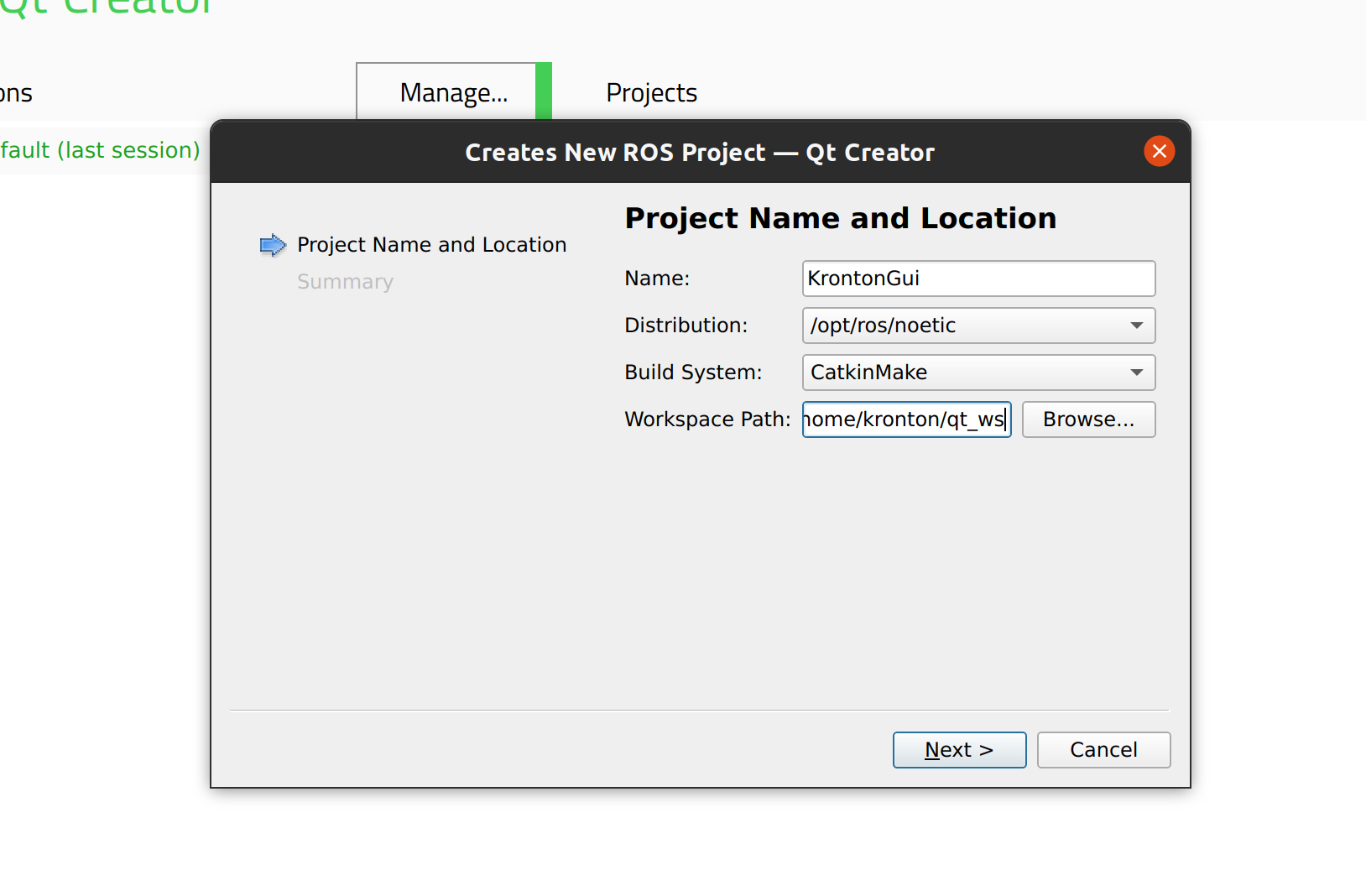 Configure project