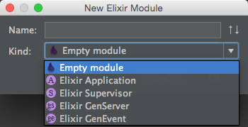 New > Elixir File > Kind