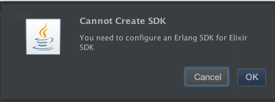 Cannot Create SDK