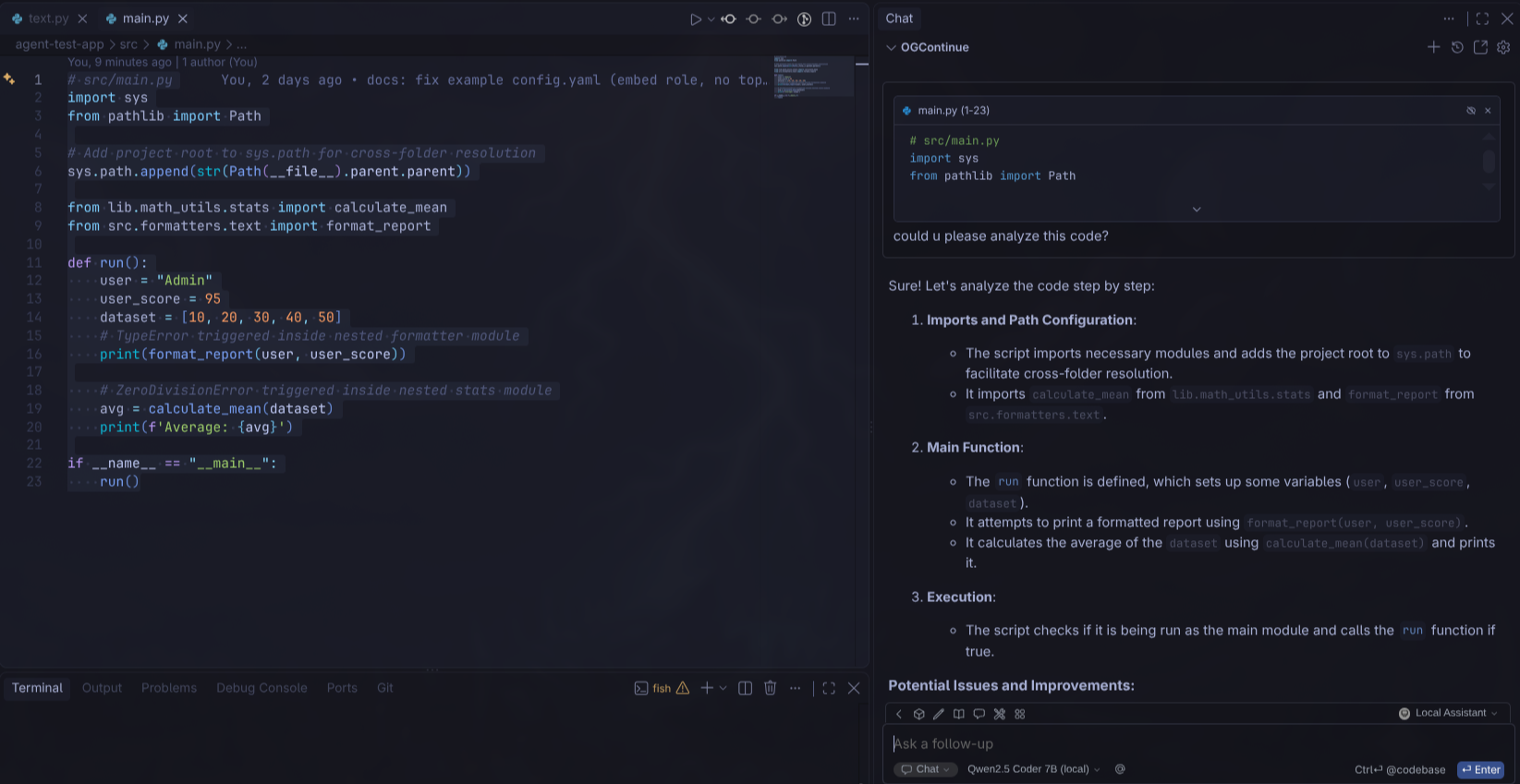 Chat mode