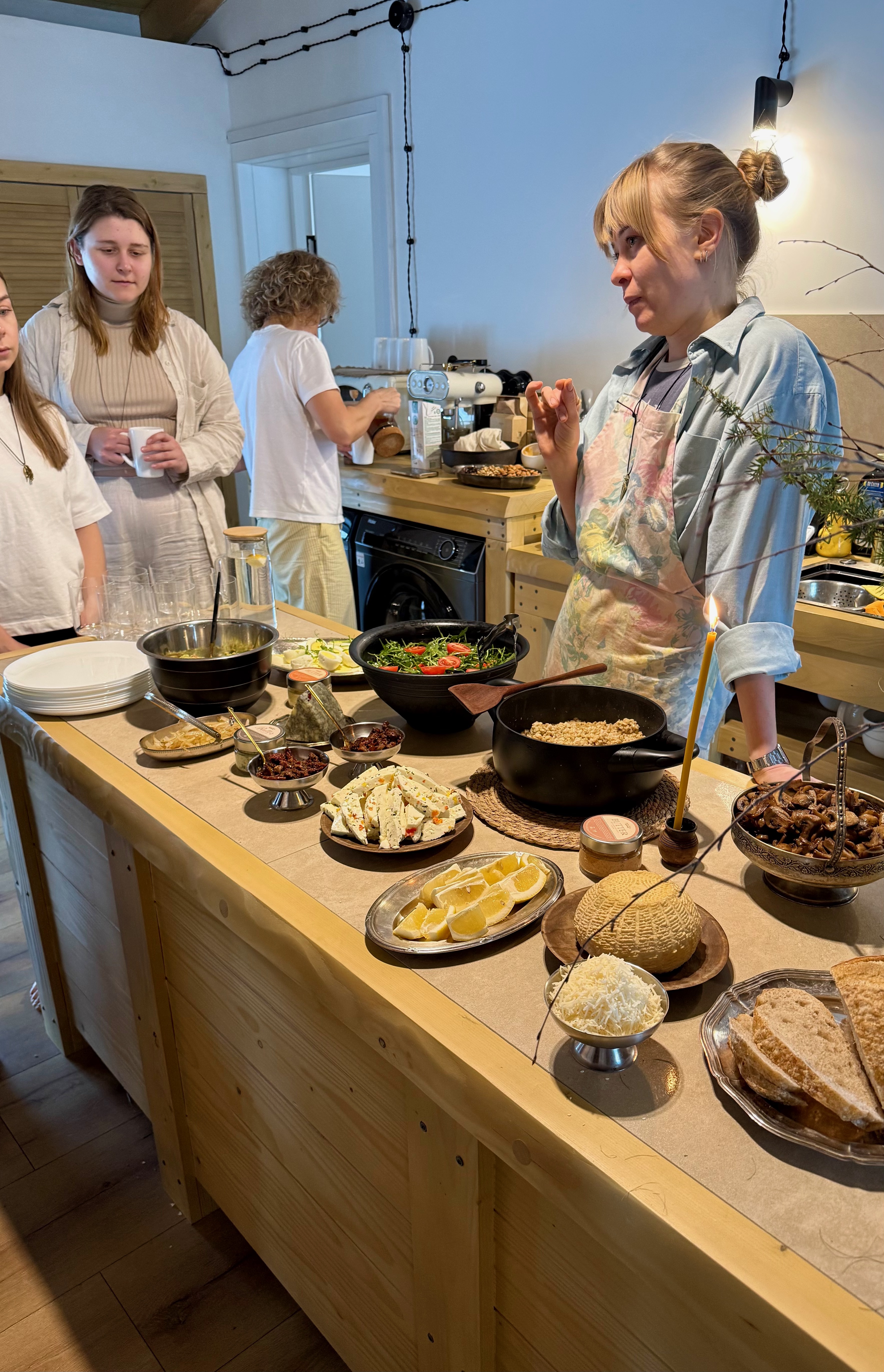 Ксенія готує