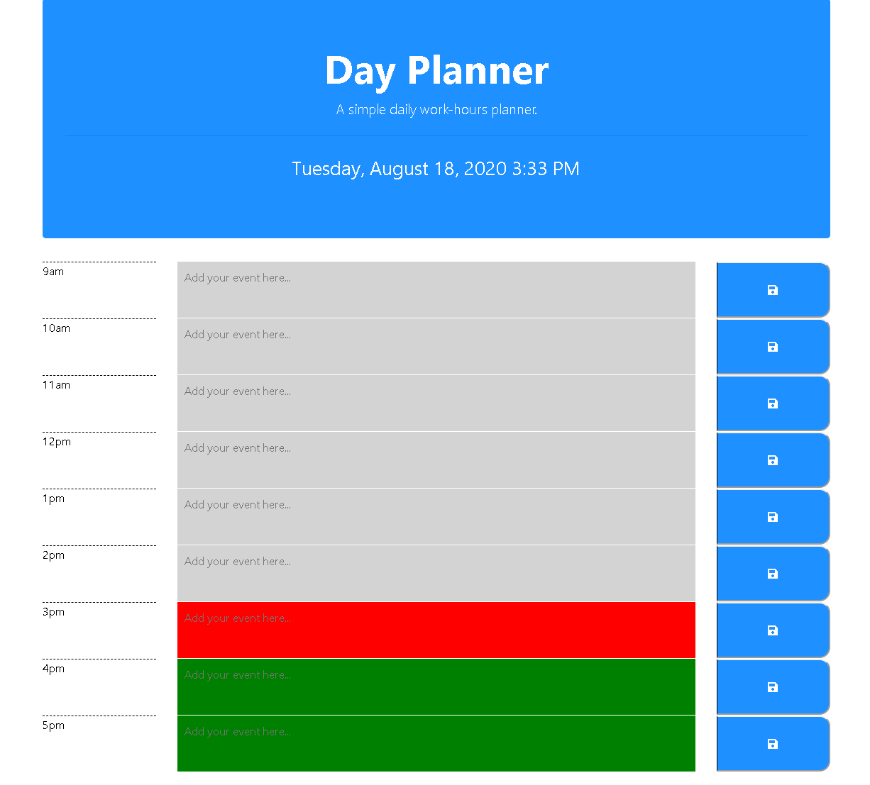 Day Planner 