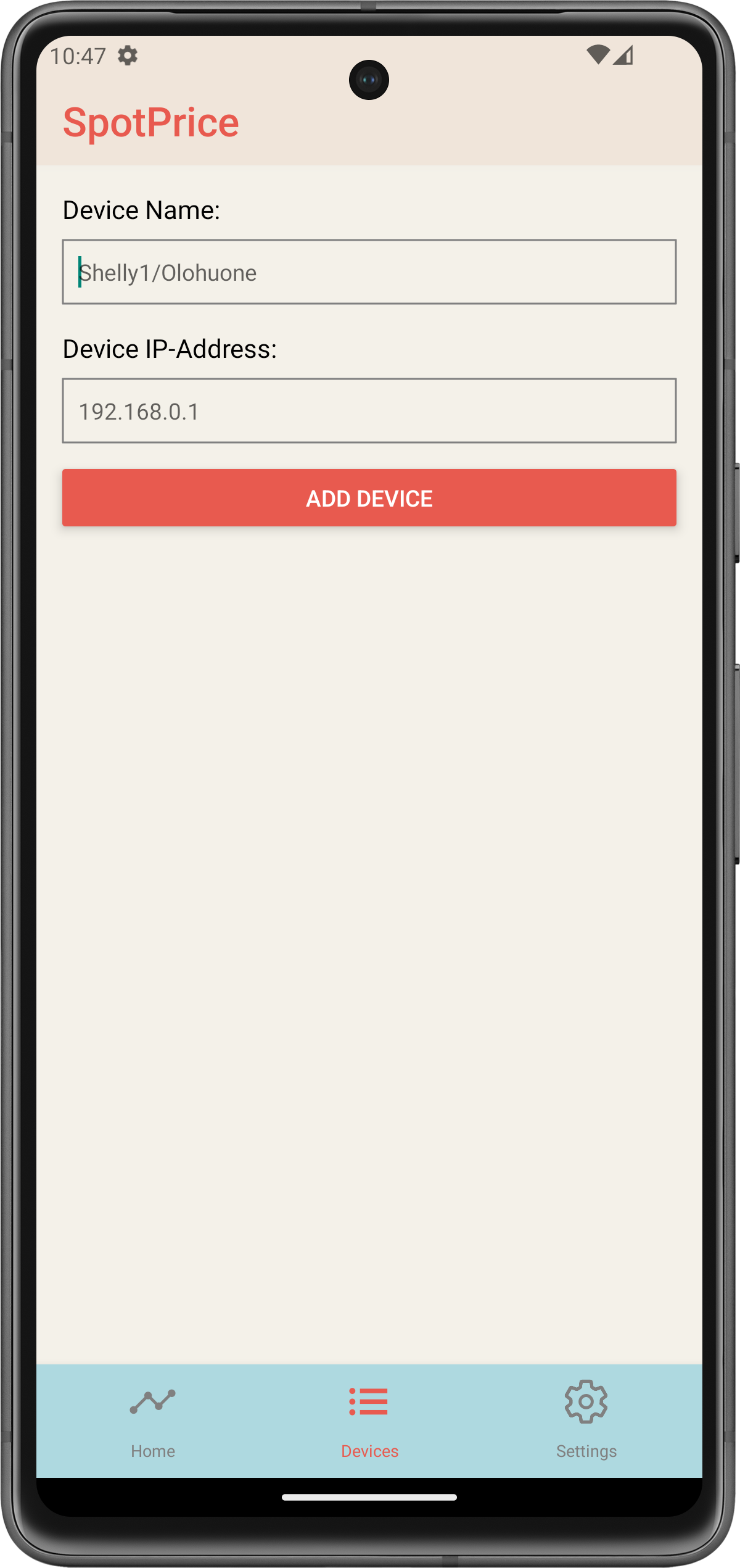 React-Native App Screenshot