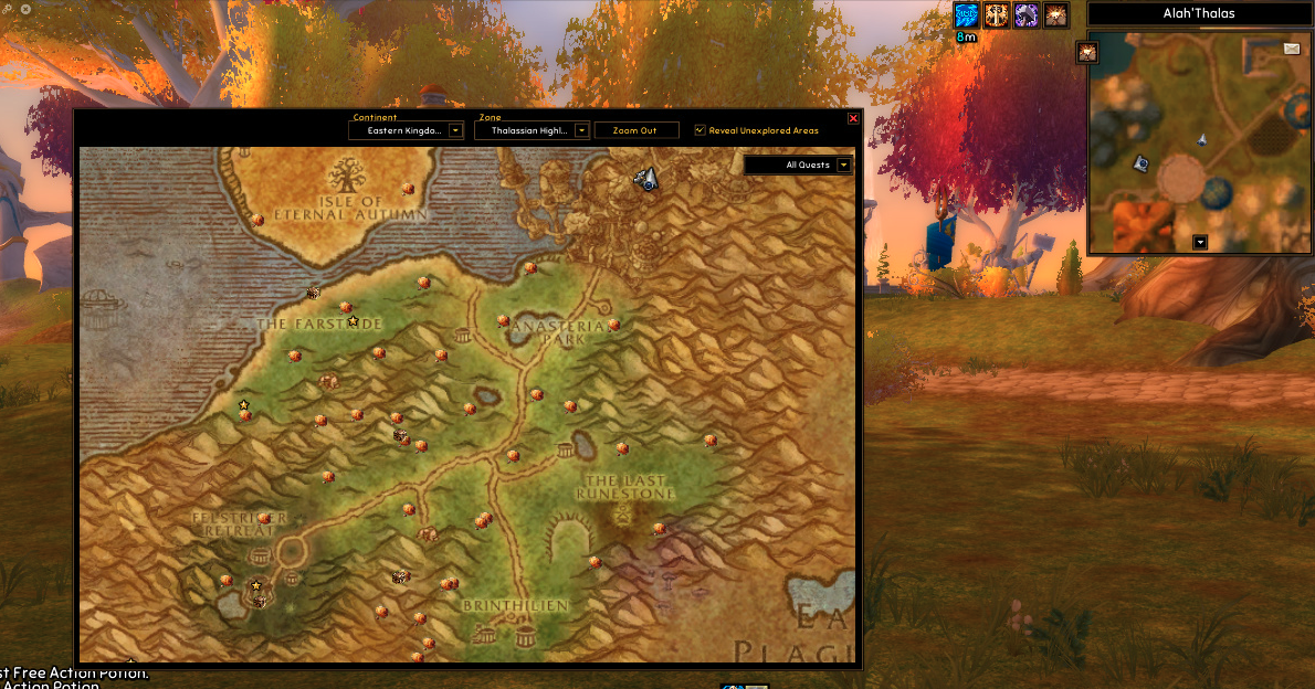 pfQuest quest tracker