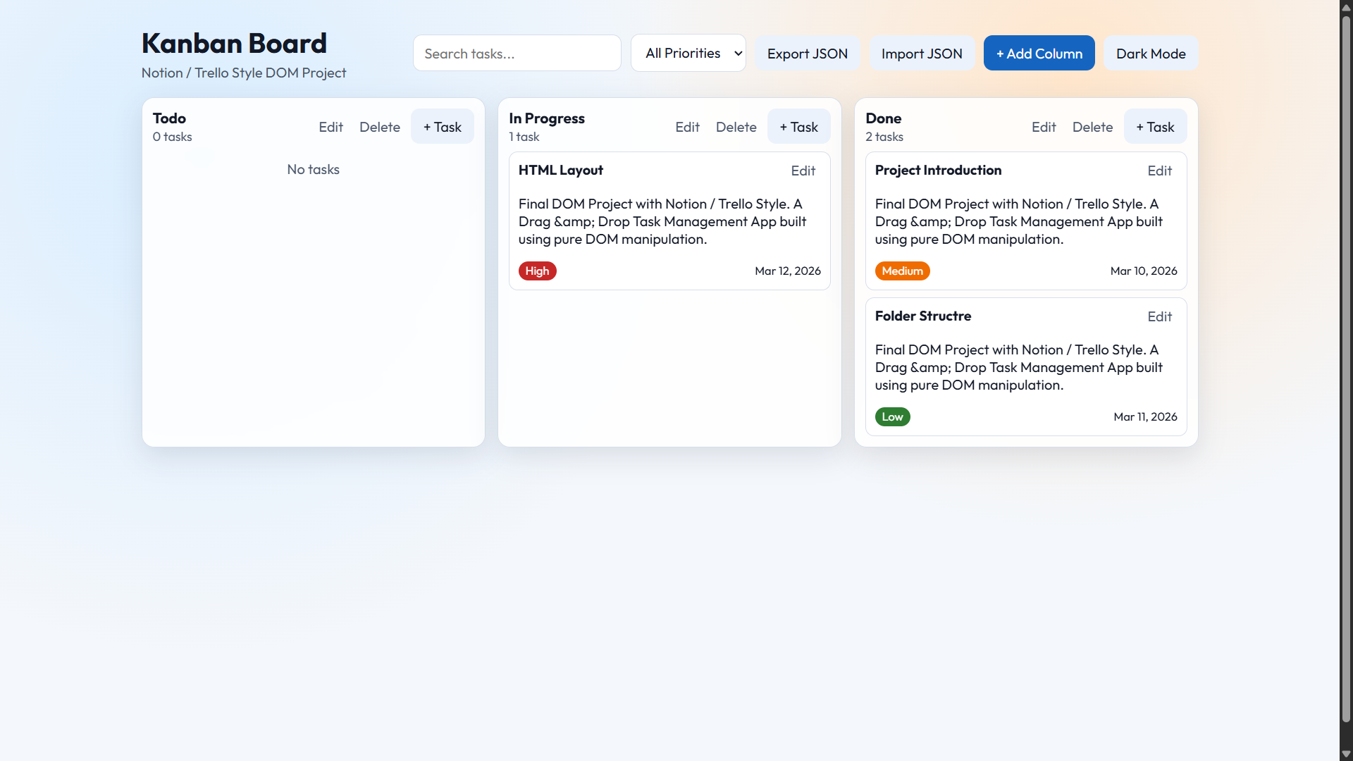 Kanban Board
