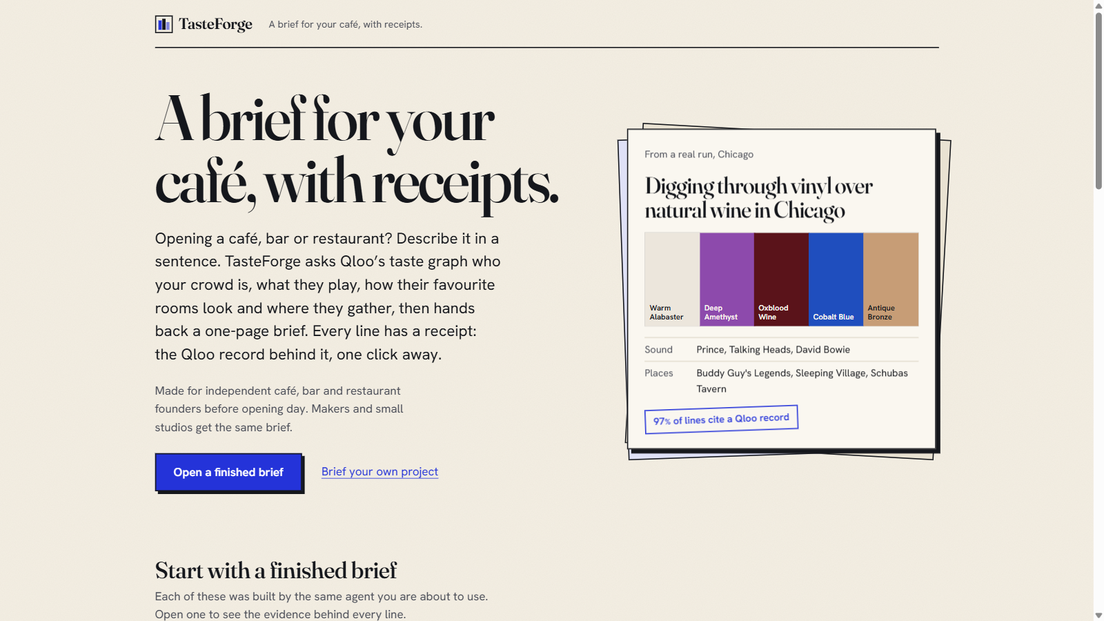 Home page