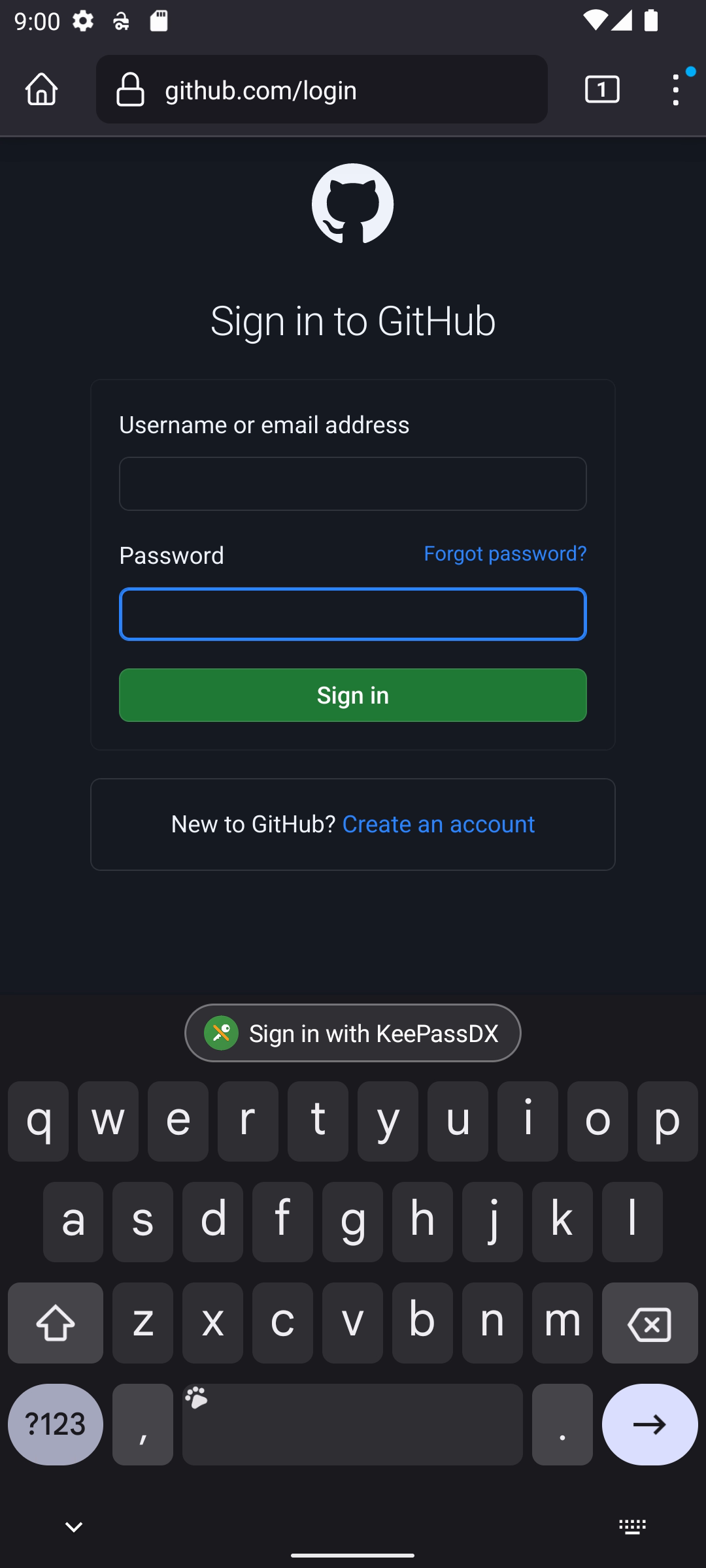 Screenshot 2 of KeePassDX — opens full size