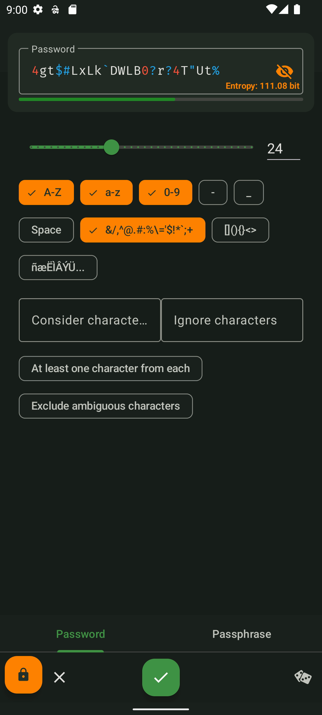 Screenshot 6 of KeePassDX — opens full size