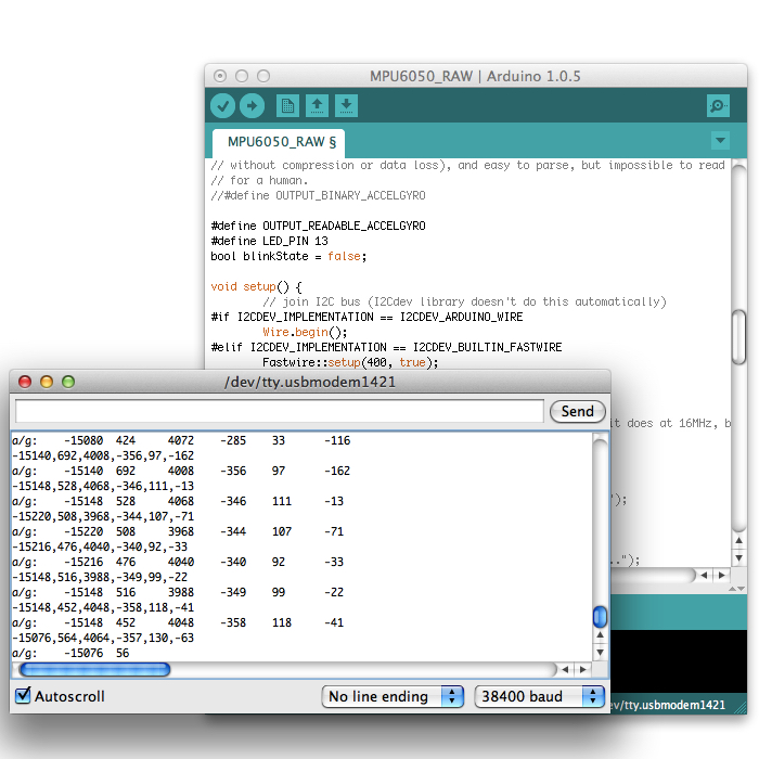 Arduino IDE and Serial Output