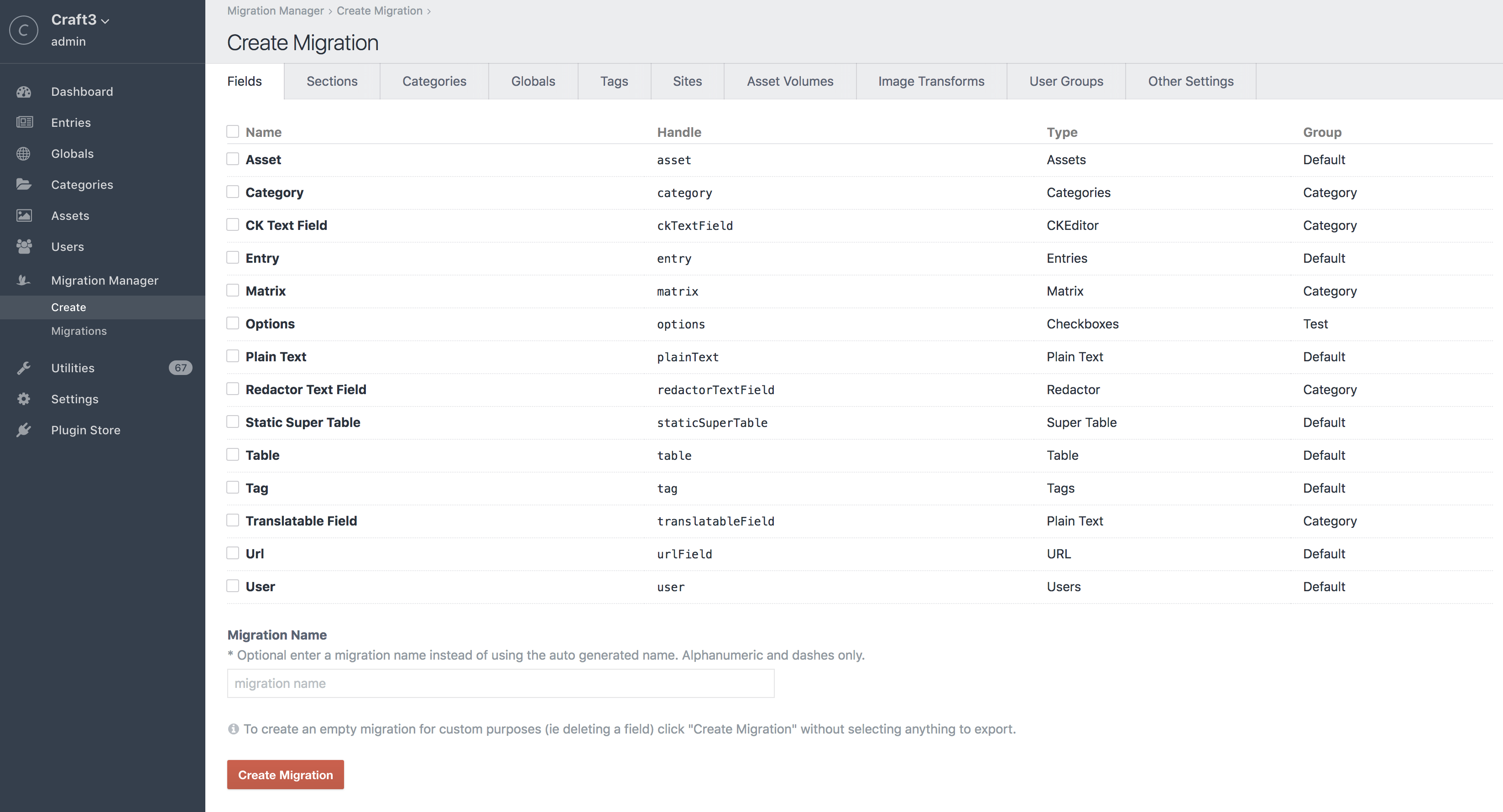 Migration Assistant