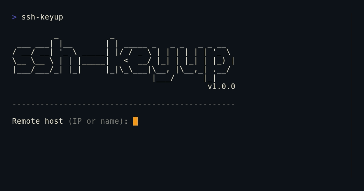 ssh-keyup demo