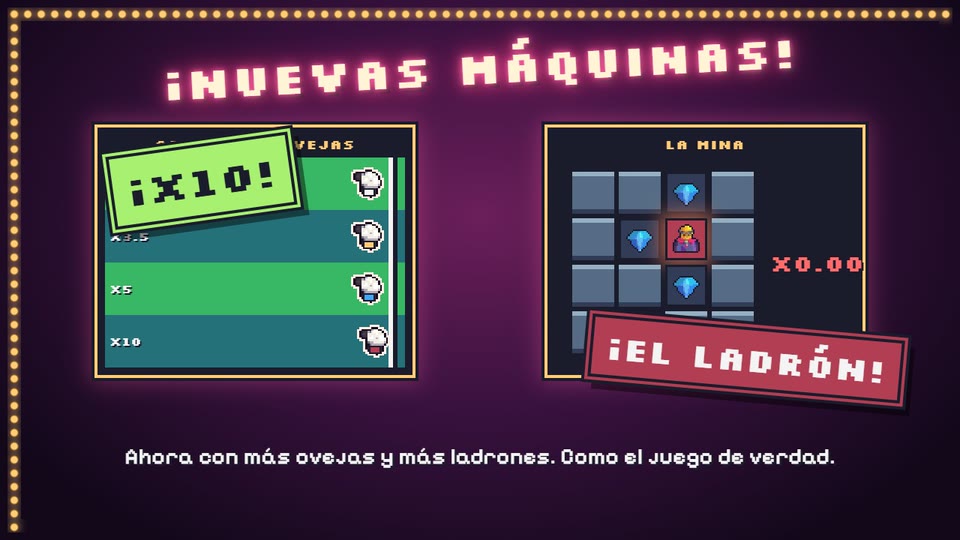 The new machines: sheep race and the mine
