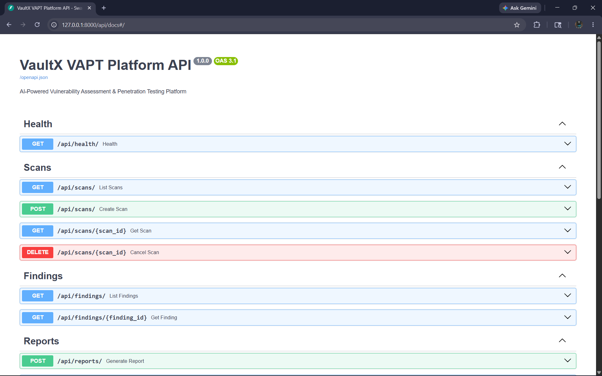 vaultX API 文档
