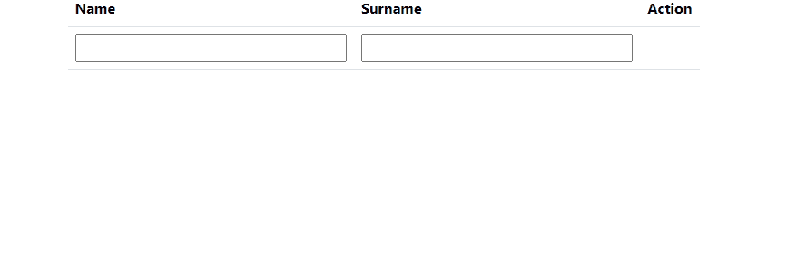 all different methods of submitting a row