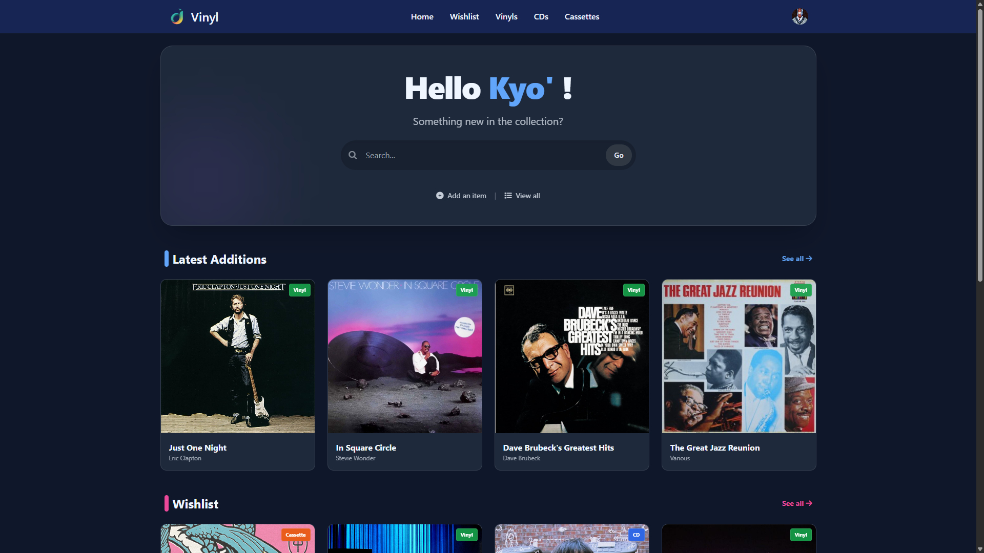 Dashboard Desktop