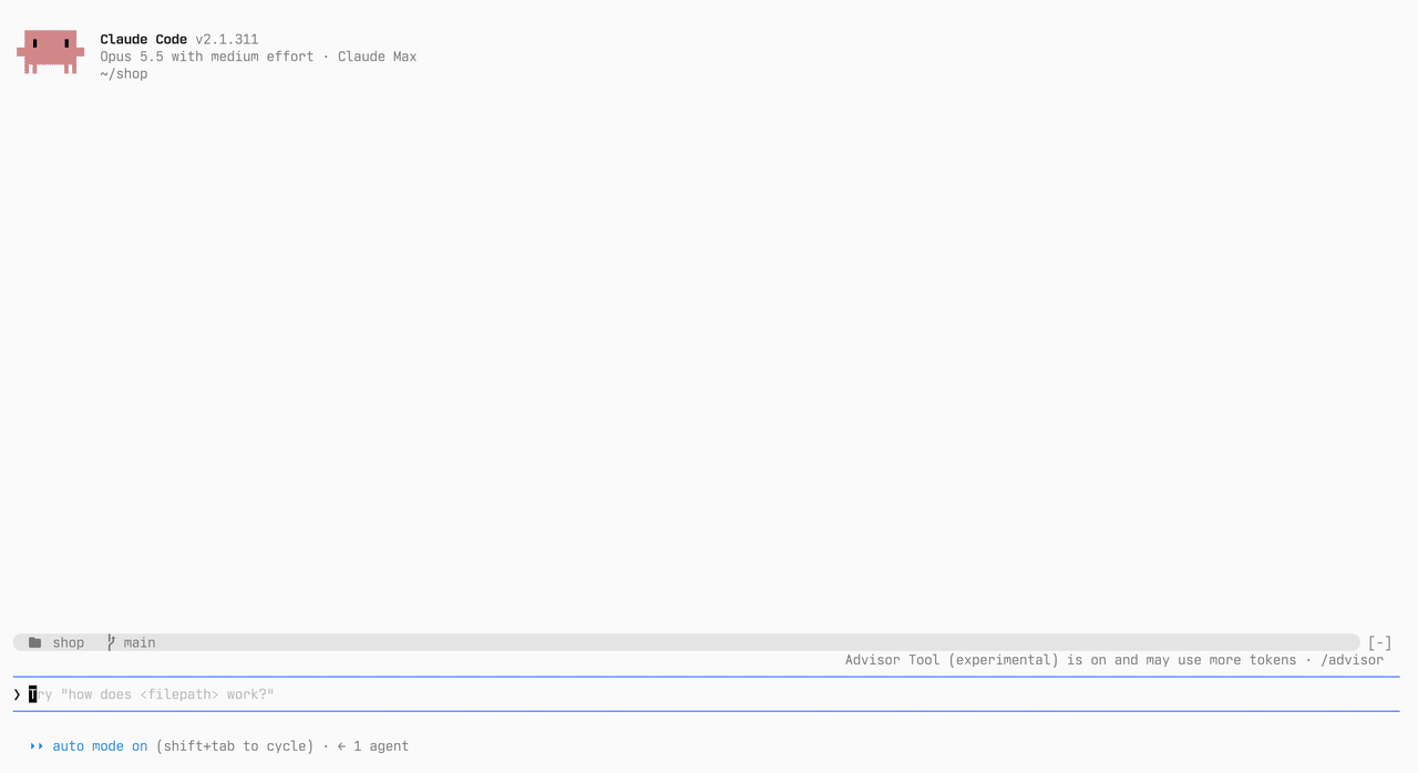 desk-look in action: the progress band while Claude works, tool calls folded into one line, the edited-files card, the Markdown preview opening by itself when the turn ends, a line comment in the diff pane sent with the next prompt, and the context pane