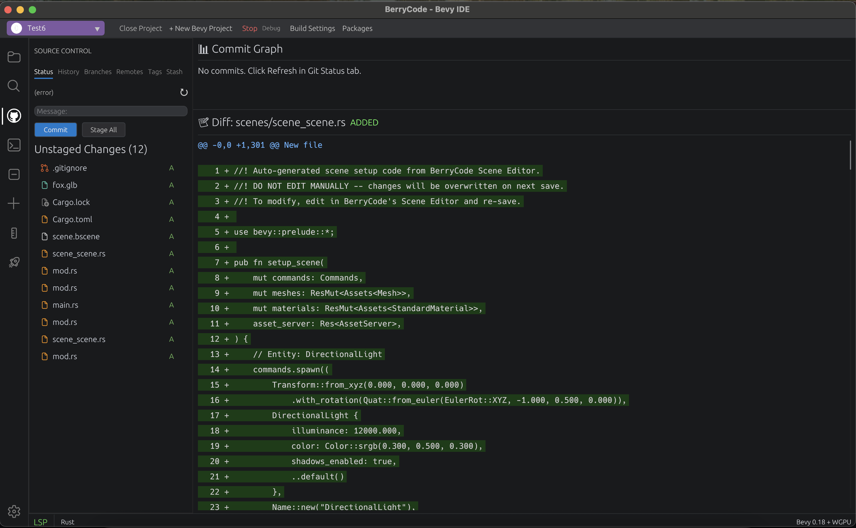 Git Panel