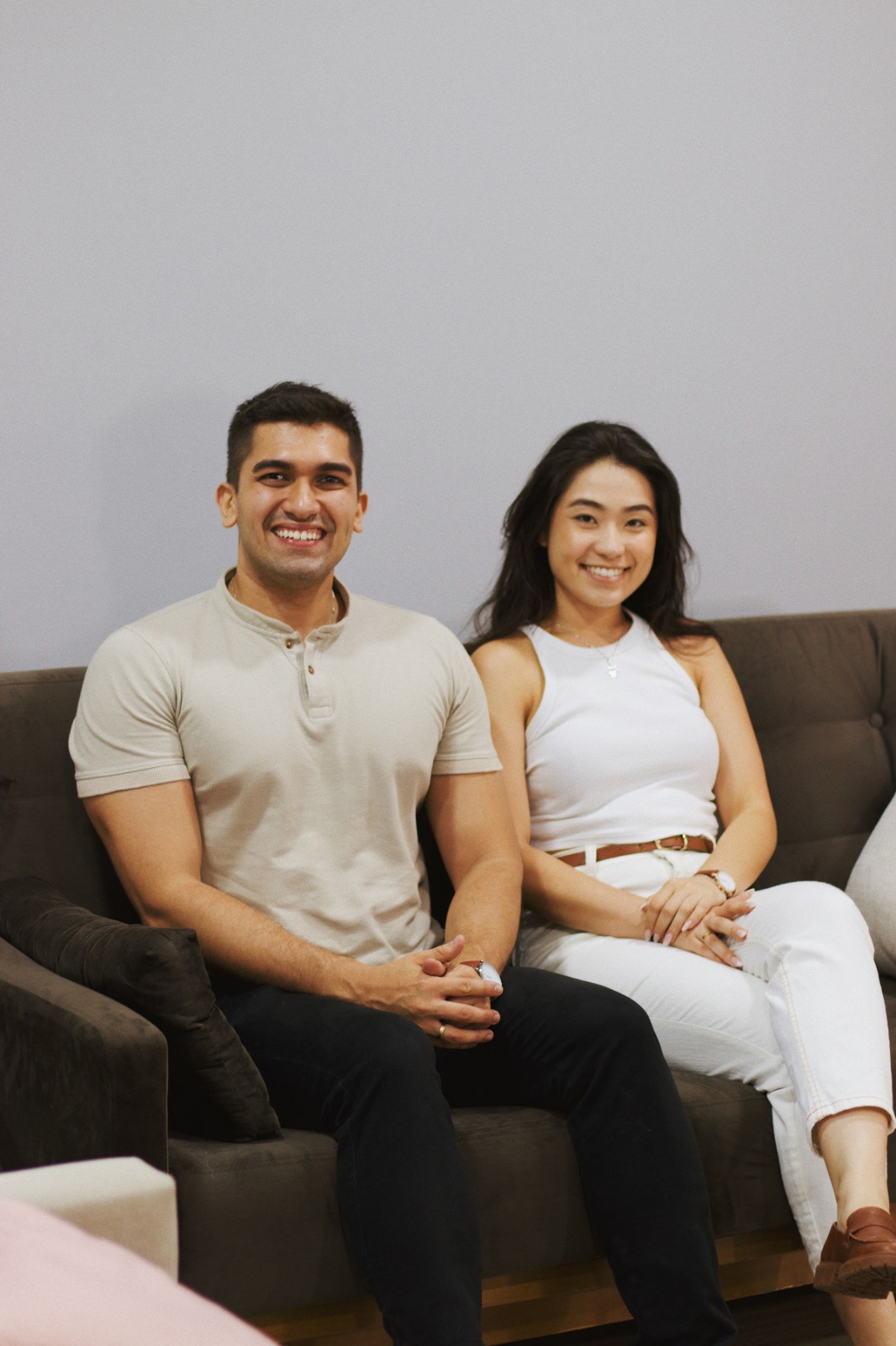 Mateus e Kaori, fundadores do Preparamente