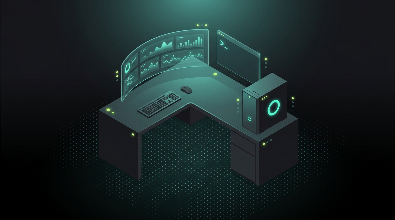 Solisk desktop control room