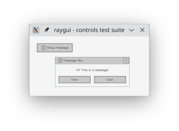 Raygui window