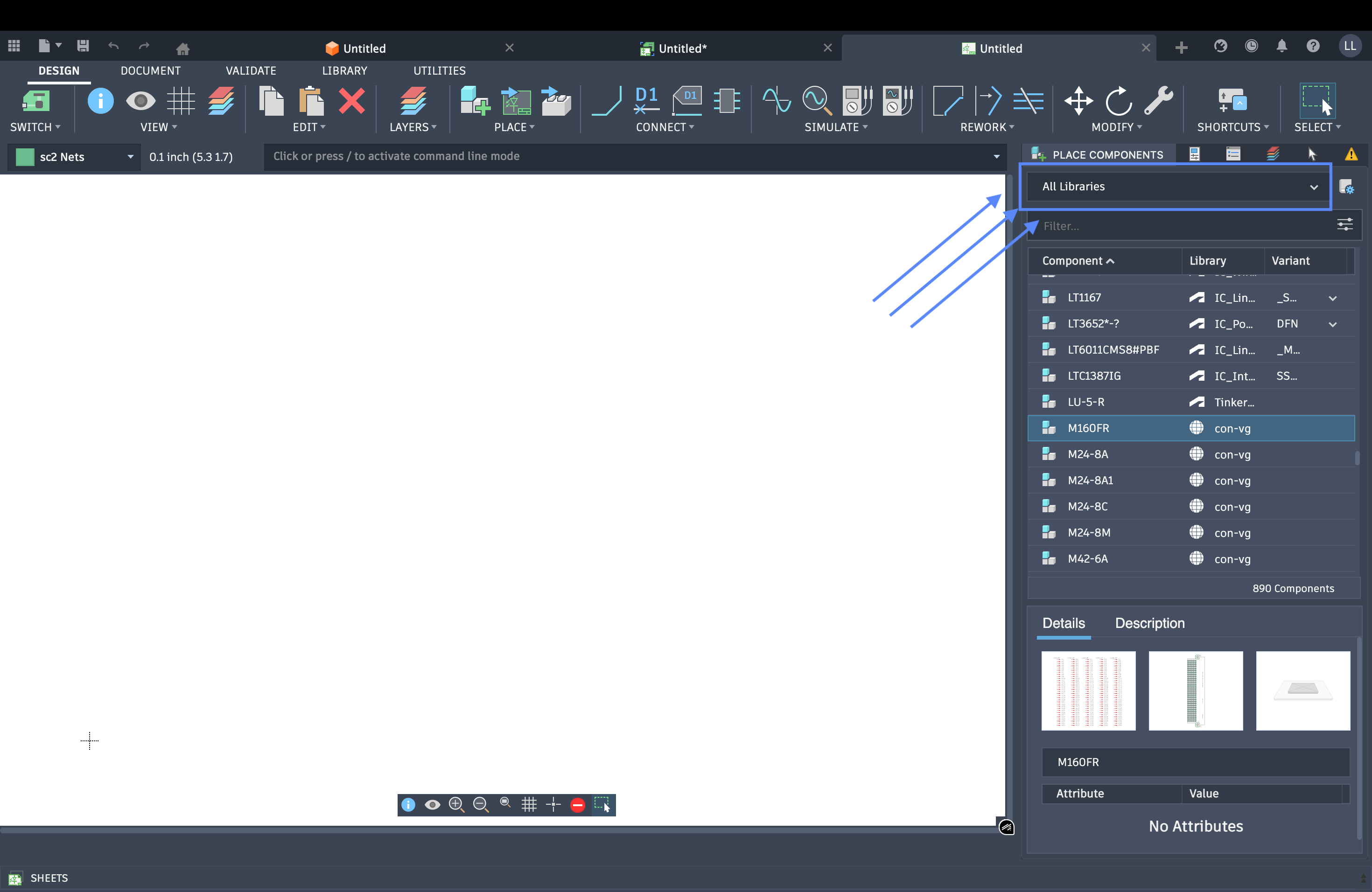 Add components - Step 1