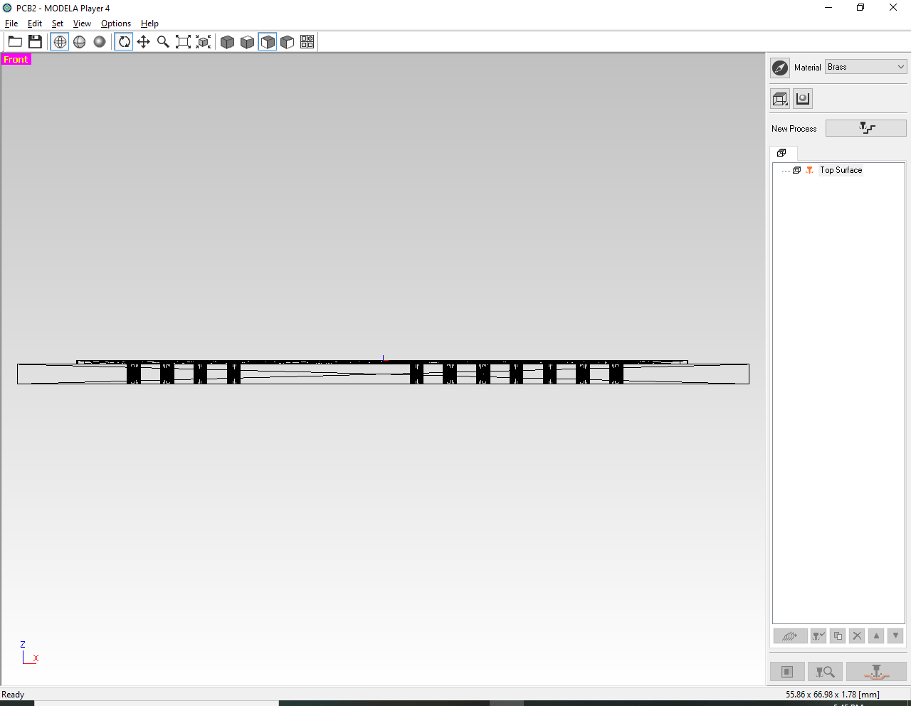 Model size and orientation