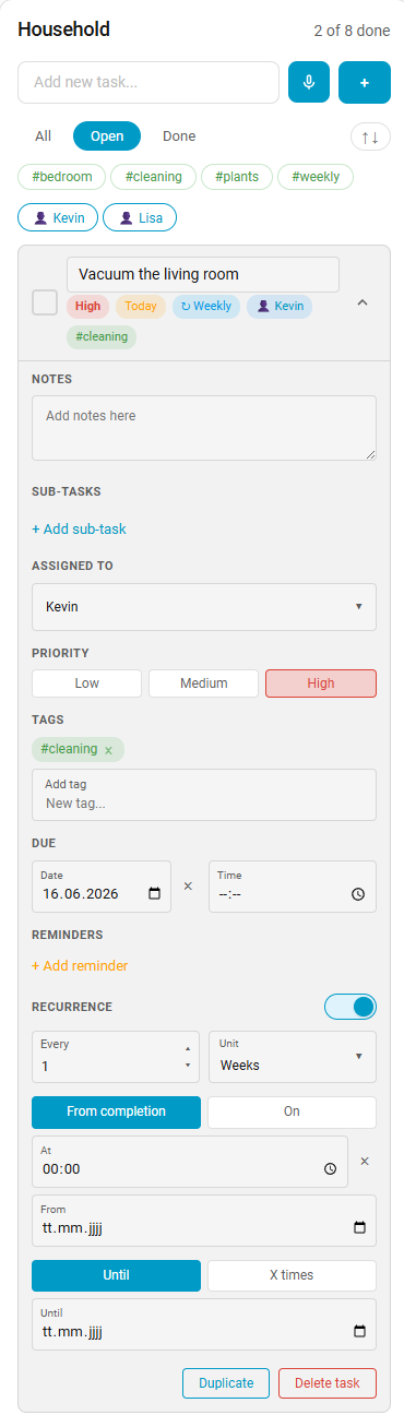 GitHub - L3t4l3s/home-tasks: A feature-rich task management integration ...