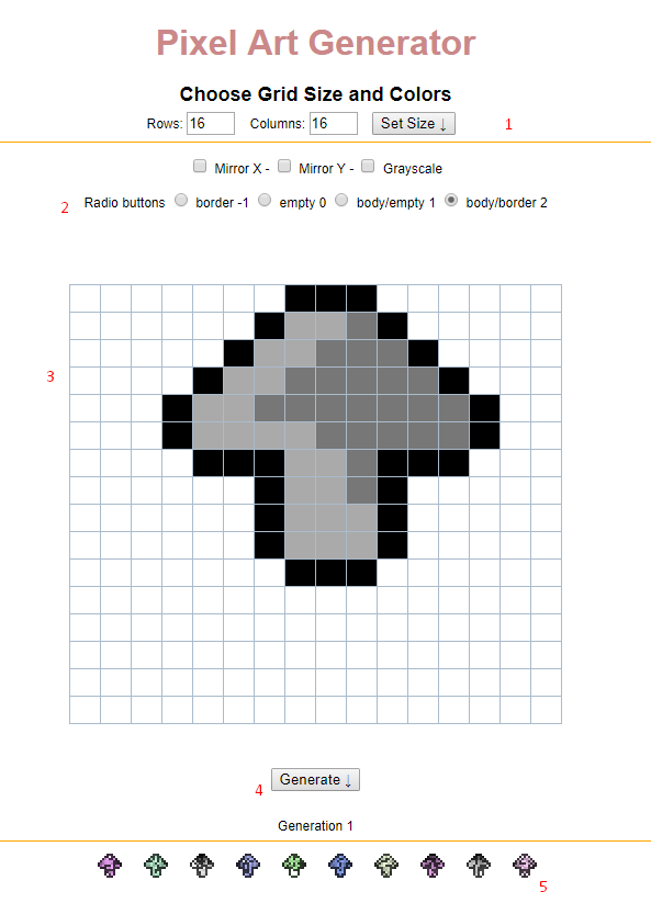 Github Lagamestudio Pixel Art Generator A Free Web Based Tool For Generating Pixel Art