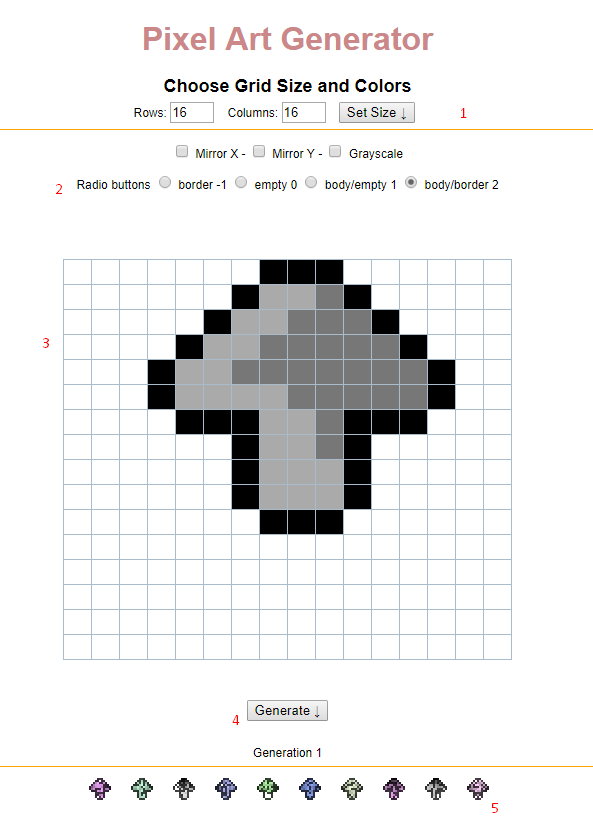 pixel art generator github - Whole Duration Webcast Pictures