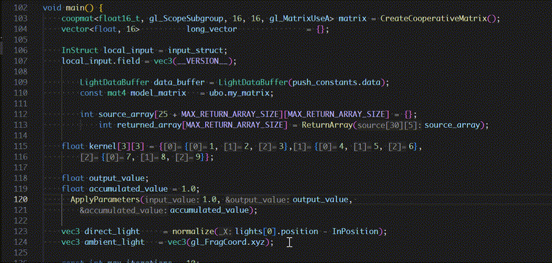 Formatting