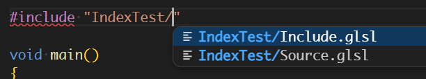 Include completion