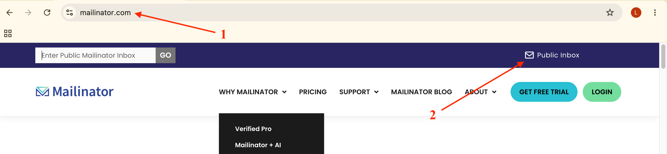 Open the DSpace profile page