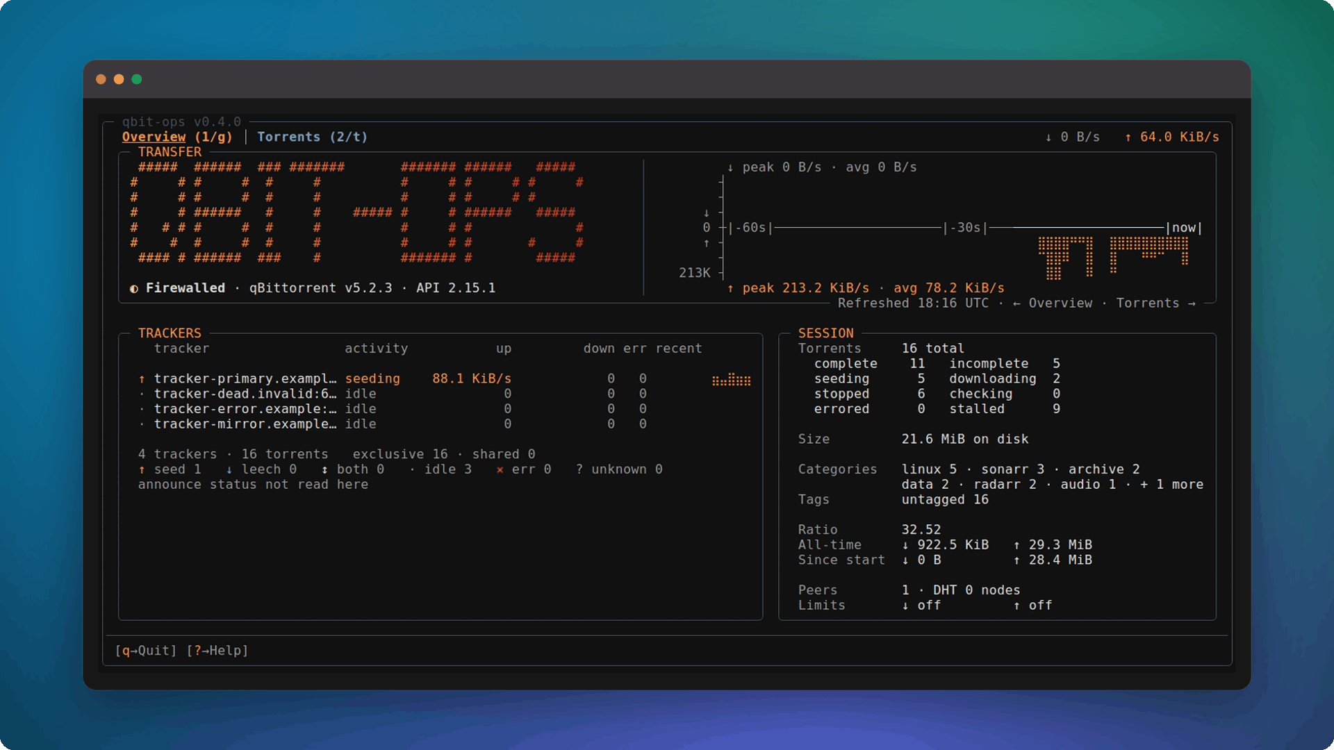 qbit-ops TUI demo