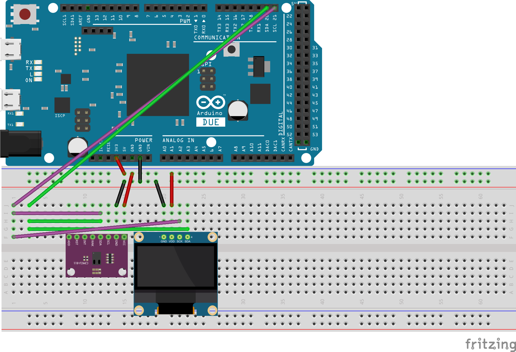 Breadboard setup