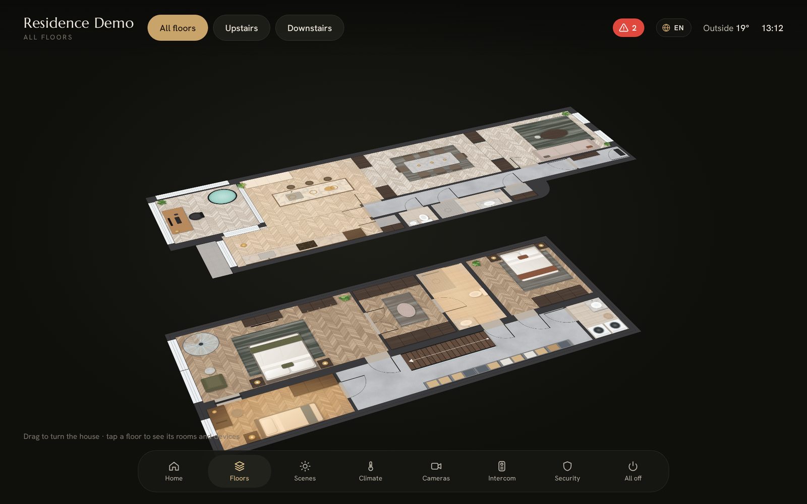 WWP Panel UI - Floor plan