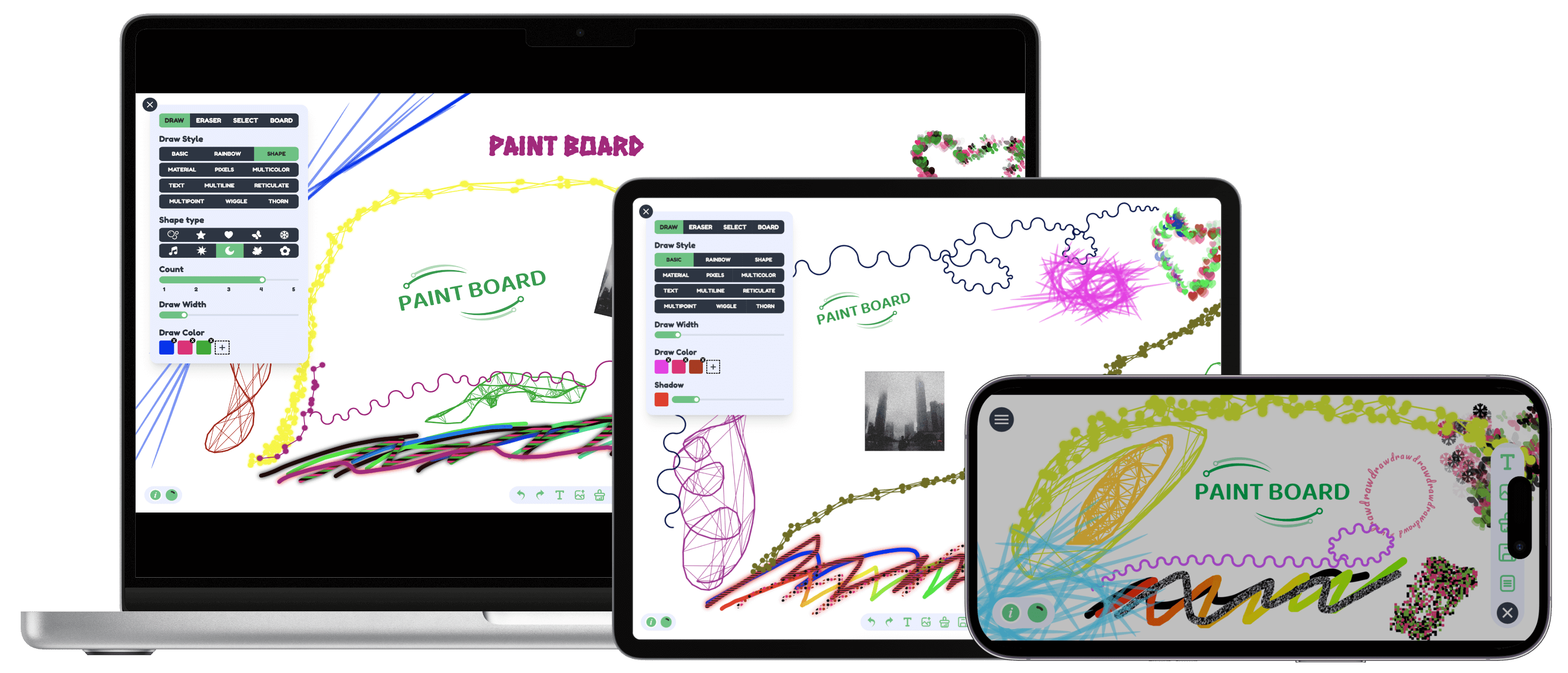 GitHub - LHRUN/paint-board: 🎨 A powerful multi-end drawing board