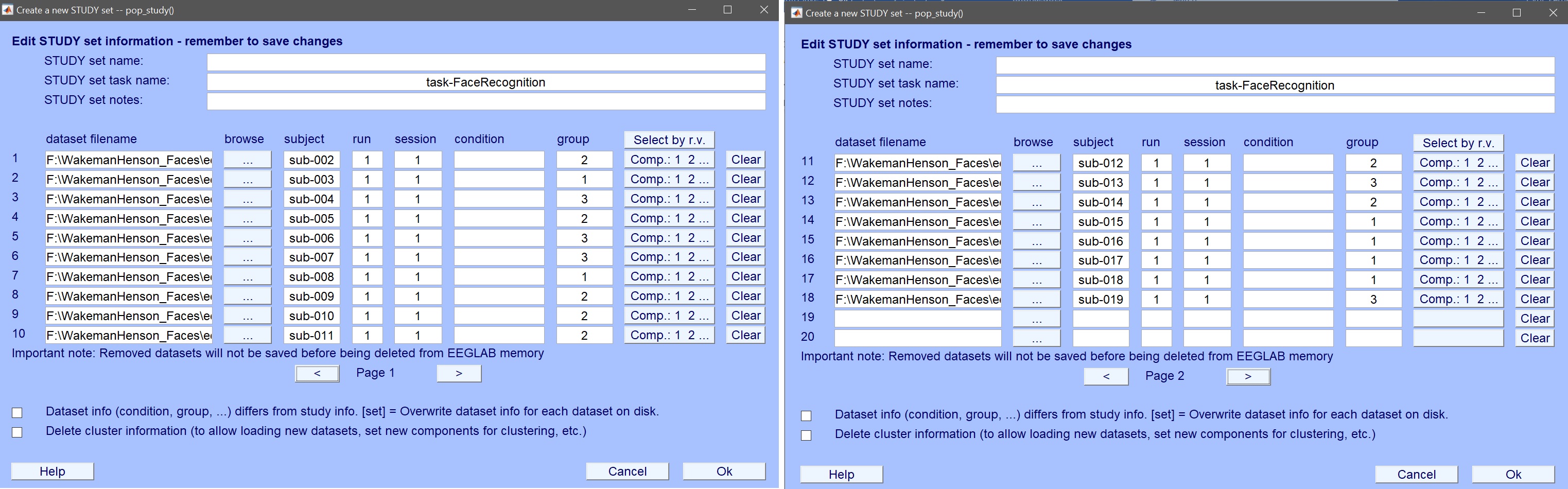 Figure 35. Edit study