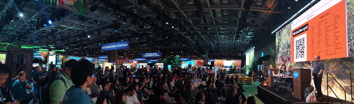 Quiz registration at Dreamforce 2019